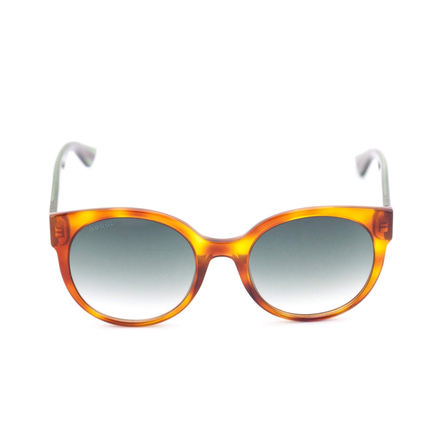 Gucci Brown Web Oversized Sunglasses