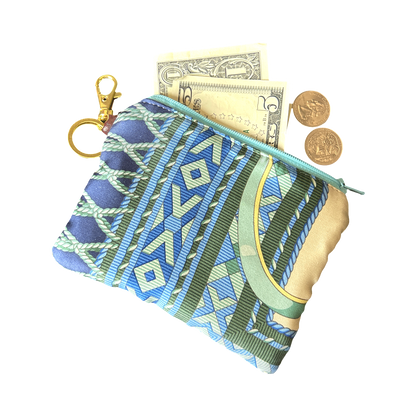Fringe Harness   Silk Scarf Coffee Run Keychain Bag