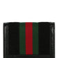 GUCCI OPHIDIA SUEDE CARD CASE WALLET