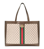 GUCCI OPHIDIA SOFT GG SUPREME MEDIUM TOTE BAG