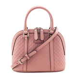 Gucci Pink Guccissima Mini Dome Bag