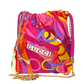 Pop Art Equestrian   Scarf Drawstring Crossbody Bag