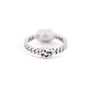 Gucci Sterling Silver Interlocking G Ring Size 6.75