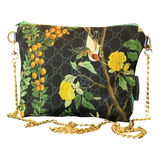 GG Chinoiserie Noir   Silk Scarf Crossbody Bag