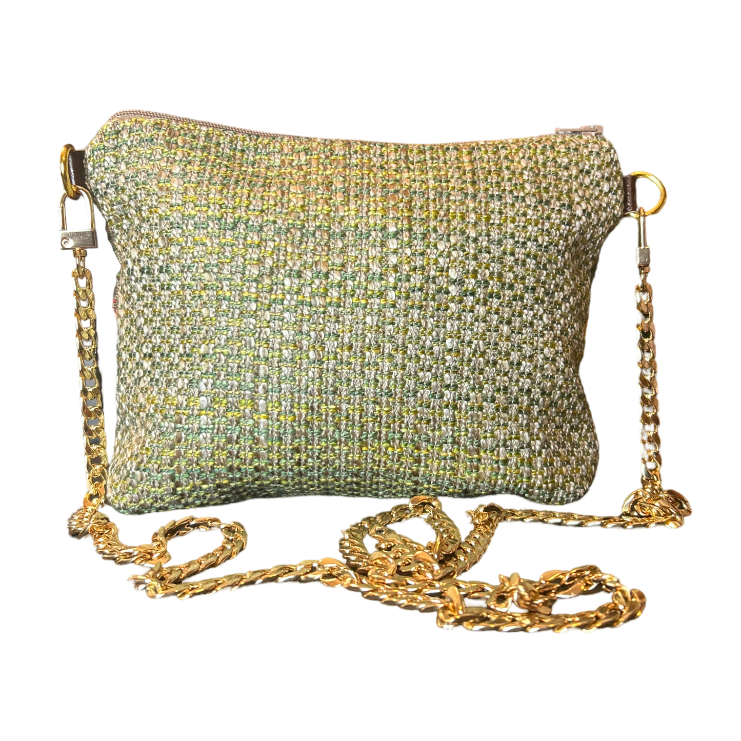 GG Logo Flora   Silk Scarf Crossbody Bag