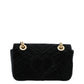 Gucci Black Velvet GG Marmont Mini Bag