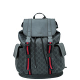 Gucci Black GG Supreme Backpack Bag
