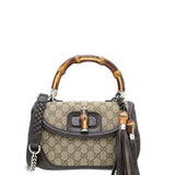Gucci Bicolor New Bamboo Top Handle Medium Bag