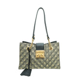 Gucci Bicolor Padlock Bee Small Tote Bag
