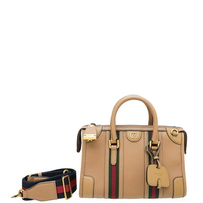 Gucci Brown GG Small Top Handle Bag