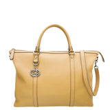 Gucci Brown GG Interlocking Charm Weekender Tote Bag
