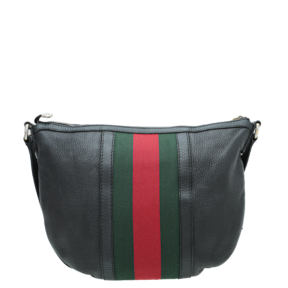 Gucci Black   Web Crossbody Medium Bag
