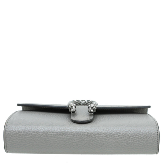 Gucci Grey Dionysus Mini Chain Bag