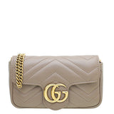 Gucci Dusty Pink GG Marmont Super Mini Bag