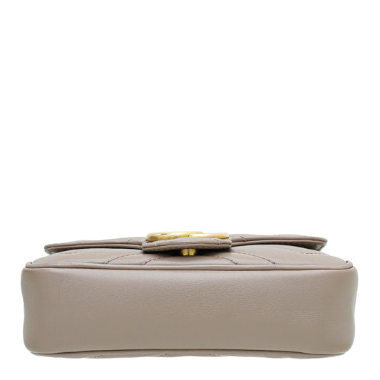 Gucci Dusty Pink GG Marmont Super Mini Bag