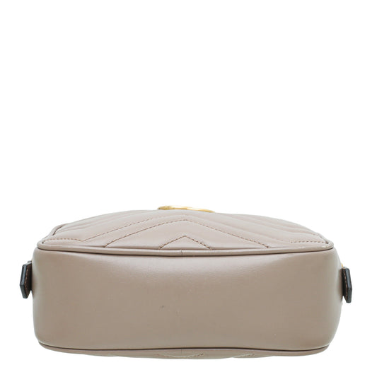 Gucci Dusty Pink GG Marmont Camera Mini Bag
