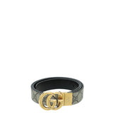 Gucci Biolor GG Supreme Reversible GG Marmont Belt 36