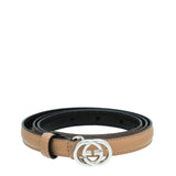 Gucci Nude GG Buckle Thin Belt 34