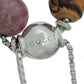 Gucci Old Pink Bamboo Stone Adjustable Bracelet