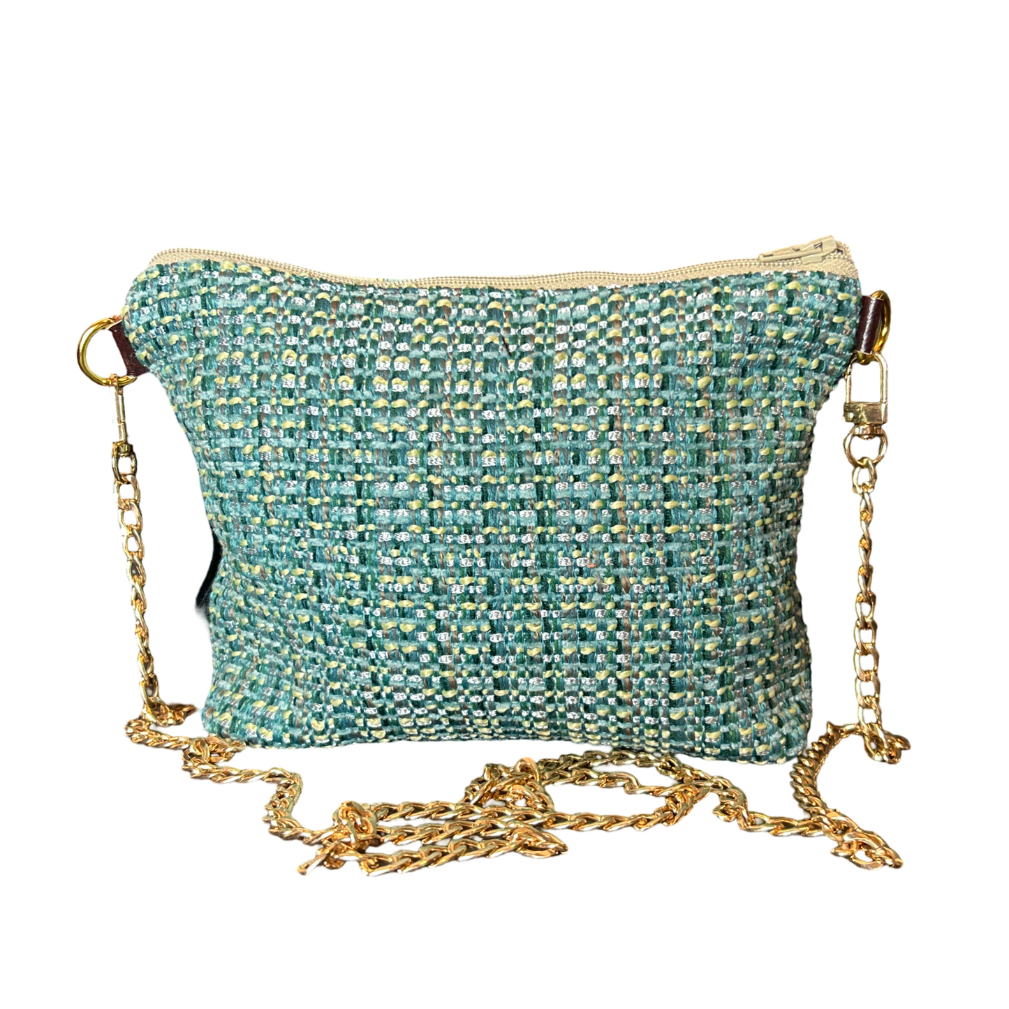 Fringe Harness   Silk Scarf Crossbody Bag