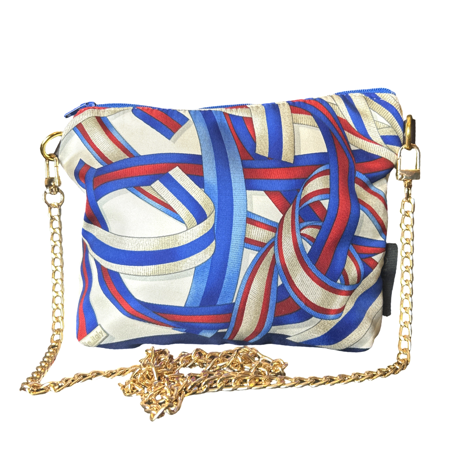 Ribbons   Silk Scarf Crossbody Bag