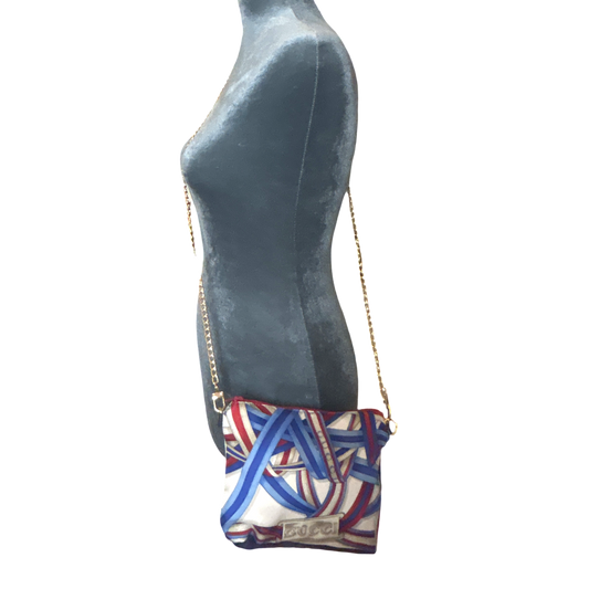 Ribbons   Silk Scarf Crossbody Bag
