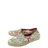 Gucci Ebony Multicolor GG Supreme Blooms Print Espadrille 37