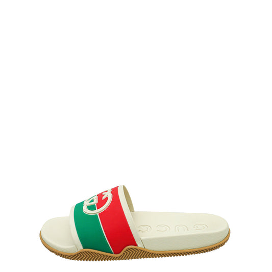 Gucci Tricolor Interlocking G Slide Sandal 37
