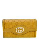 Gucci Yellow Guccissima Sukey Continental Wallet