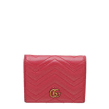 Gucci Red GG Marmont Card Case