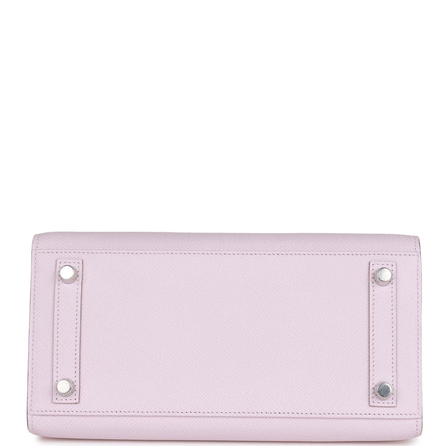 Luxury Hermes Birkin Sellier 25 Mauve Pale Epsom Palladium Hardware