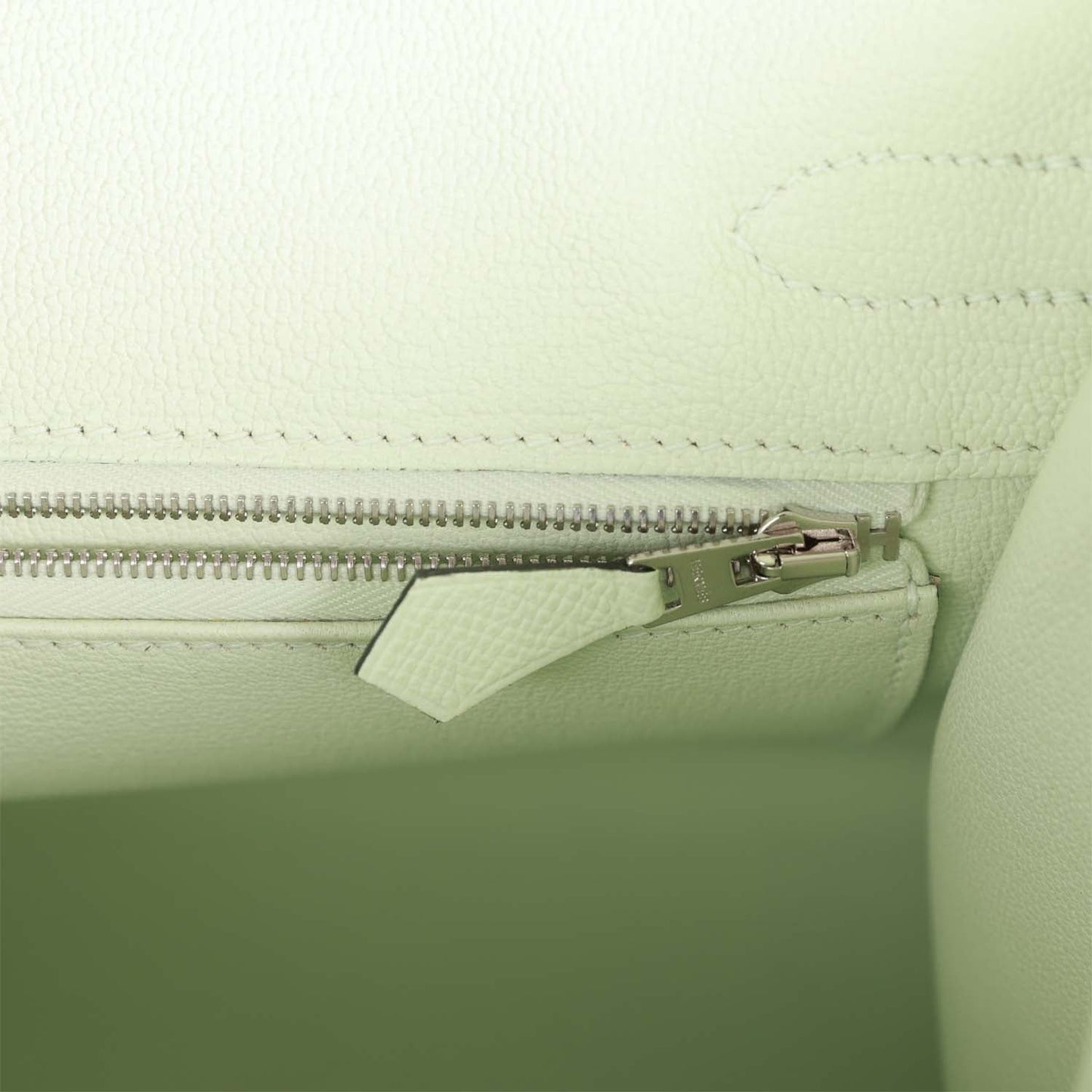Luxury Hermes Birkin Sellier 30 Vert Fizz Epsom Palladium Hardware