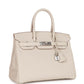 Luxury Hermes Birkin 30 Craie Togo Palladium Hardware