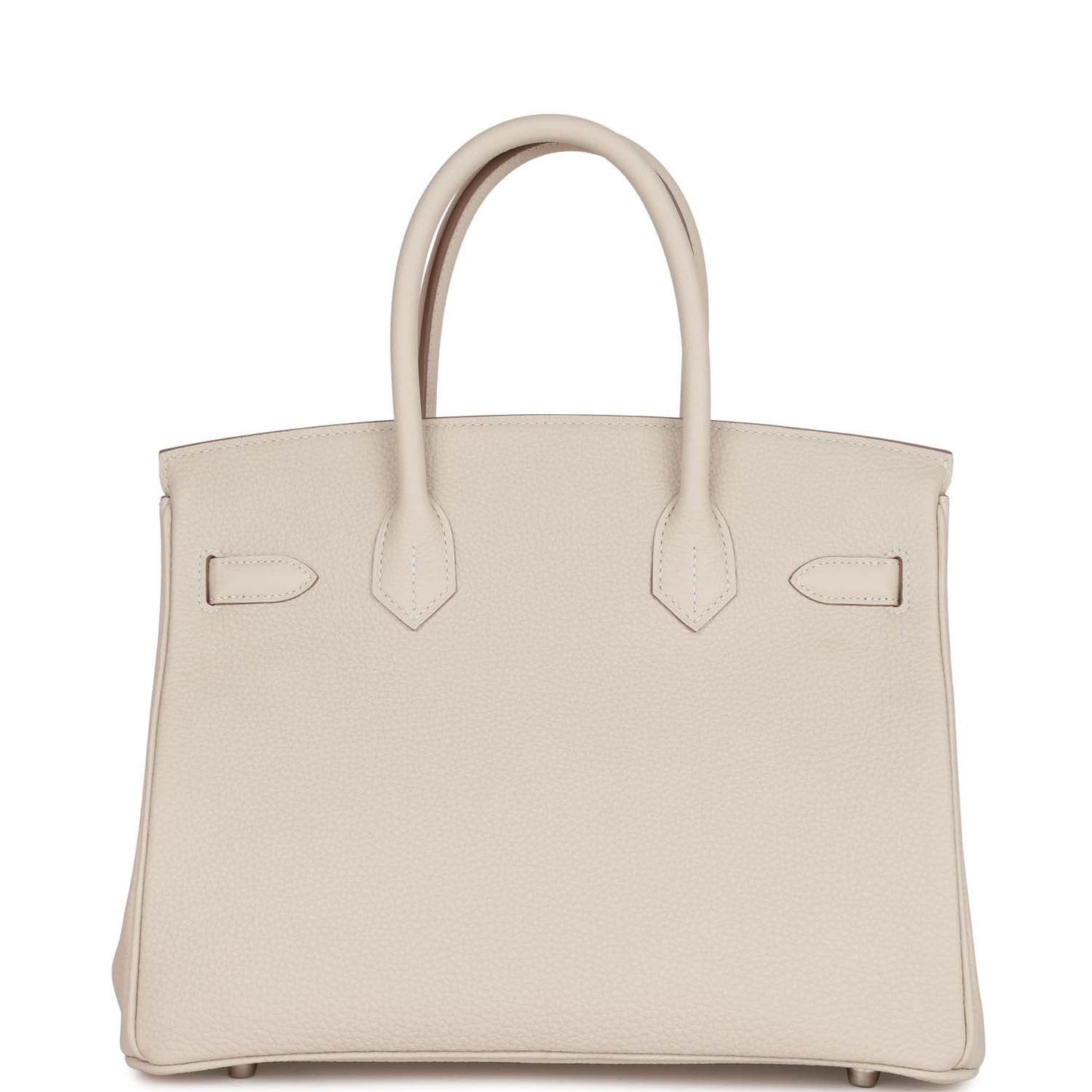 Luxury Hermes Birkin 30 Craie Togo Palladium Hardware