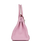 Luxury Hermes Birkin 30 Mauve Sylvestre Clemence Palladium Hardware