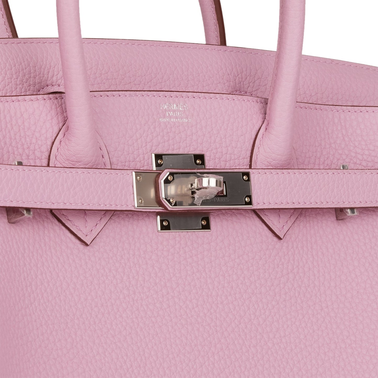 Luxury Hermes Birkin 30 Mauve Sylvestre Clemence Palladium Hardware
