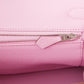 Luxury Hermes Birkin 30 Mauve Sylvestre Clemence Palladium Hardware