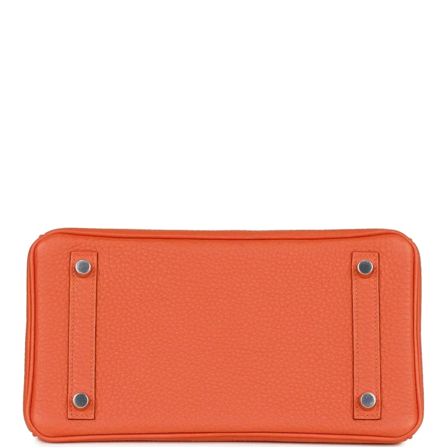 Luxury Hermes Birkin 25 Orange Togo Palladium Hardware