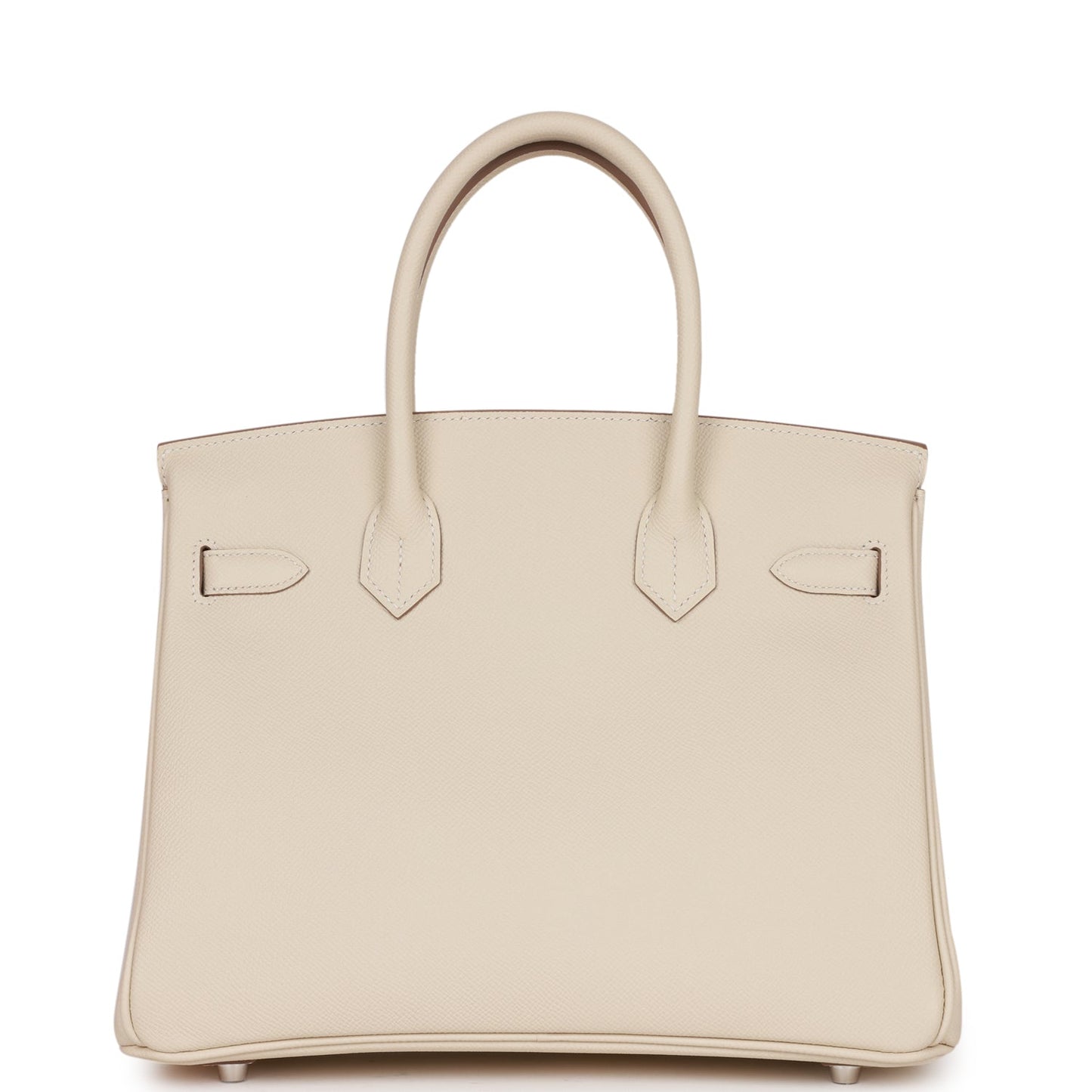 Luxury Hermes Birkin 30 Craie Epsom Palladium Hardware