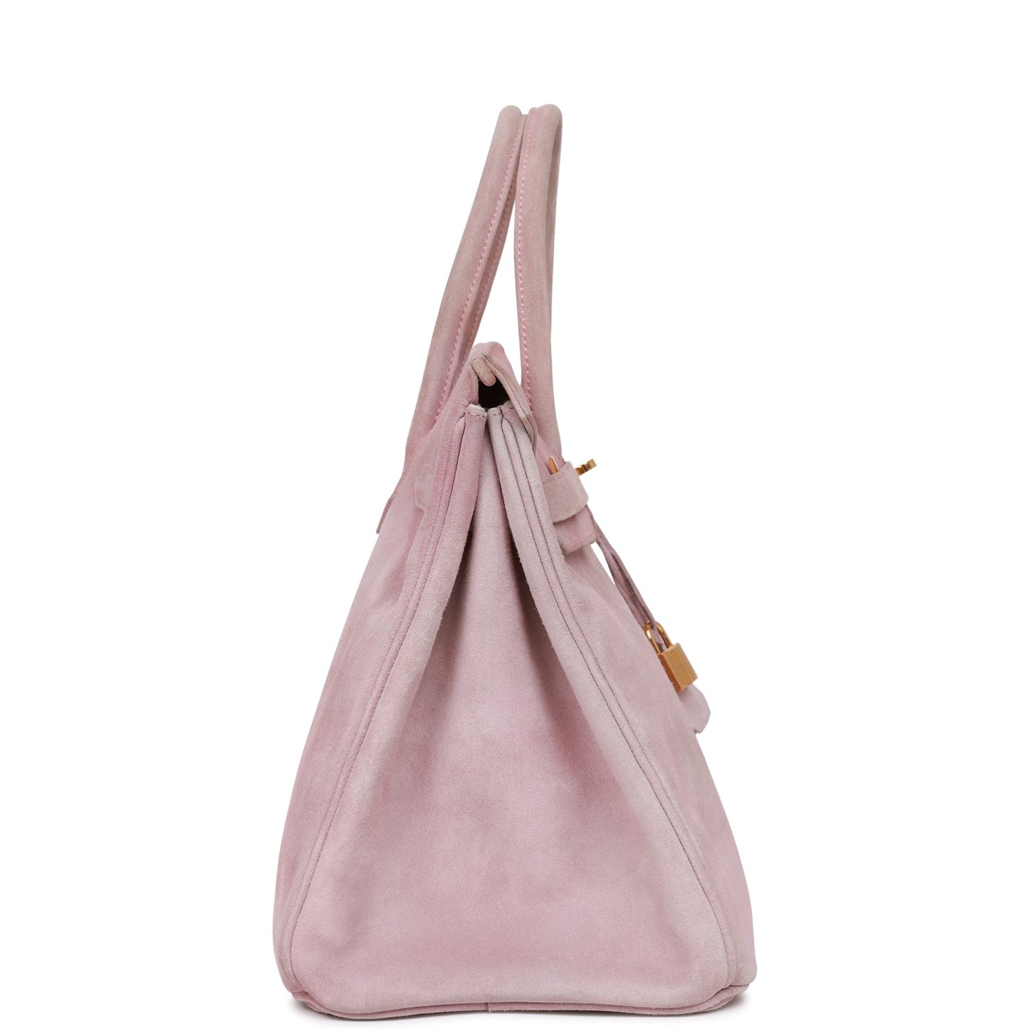 Top Quality   Hermes Birkin 35 Lilac Doblis Gold Hardware