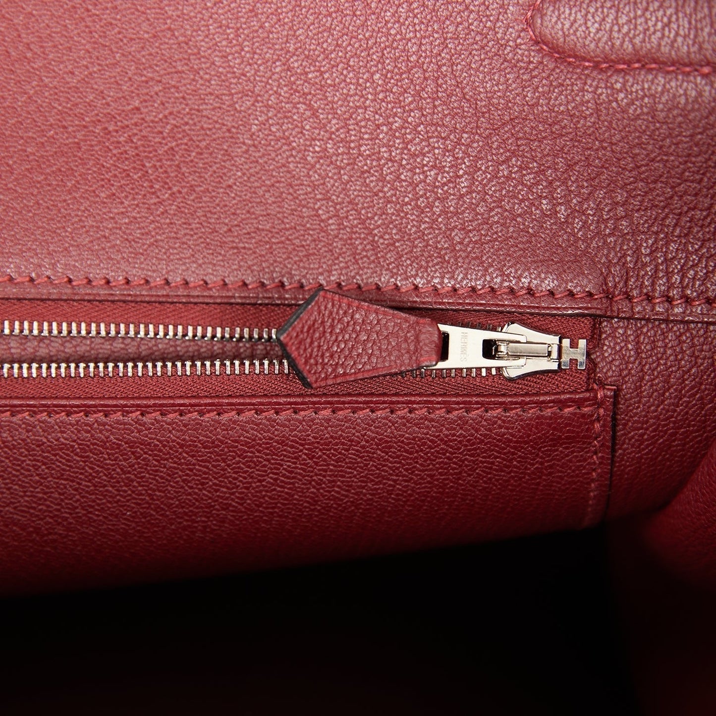Luxury Hermes Birkin 40 Rouge H Togo Palladium Hardware