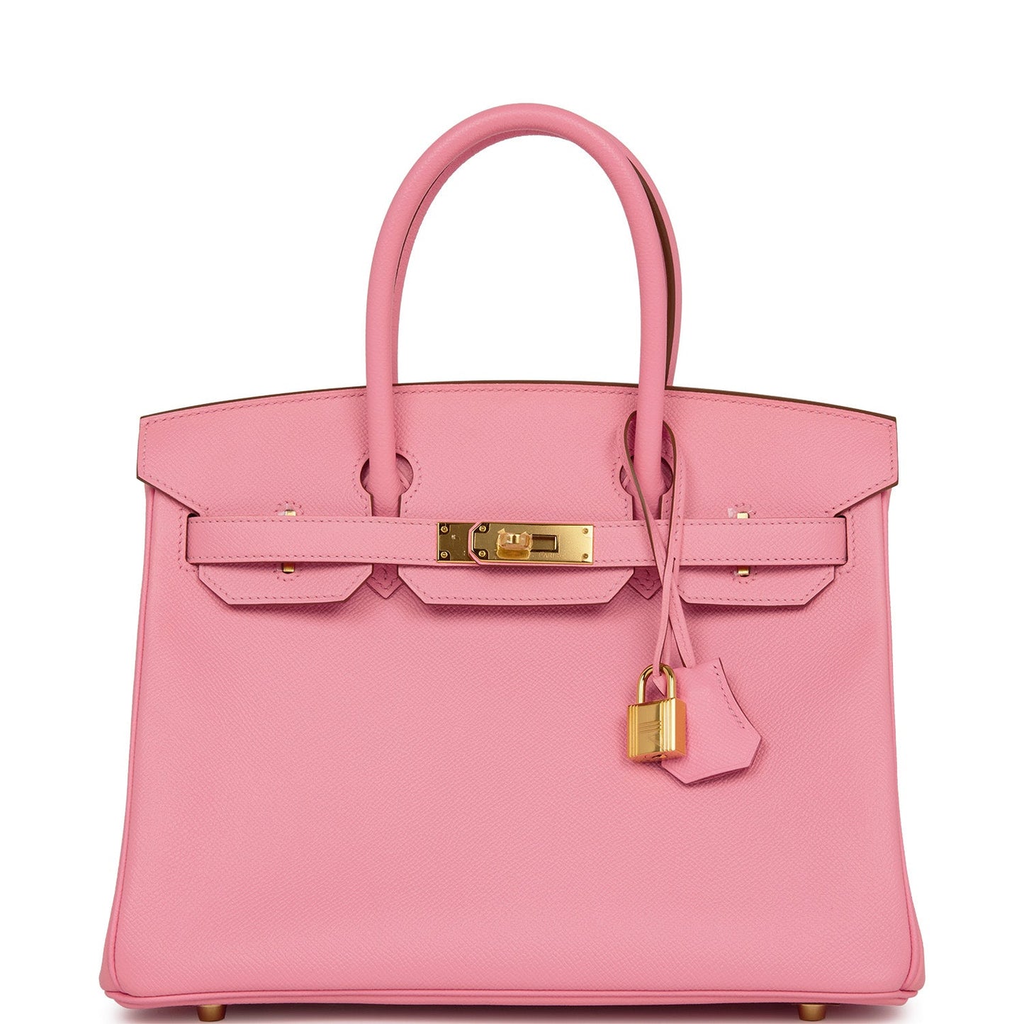 Luxury Hermes Birkin 30 Rose Confetti Epsom Gold Hardware
