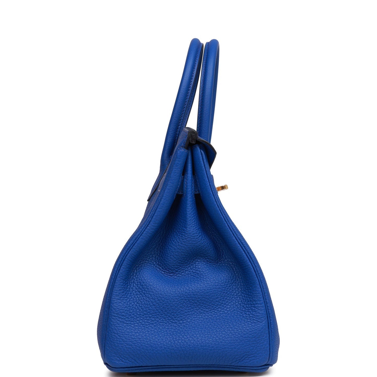 Luxury Hermes Birkin 30 Bleu Royal Togo Gold Hardware