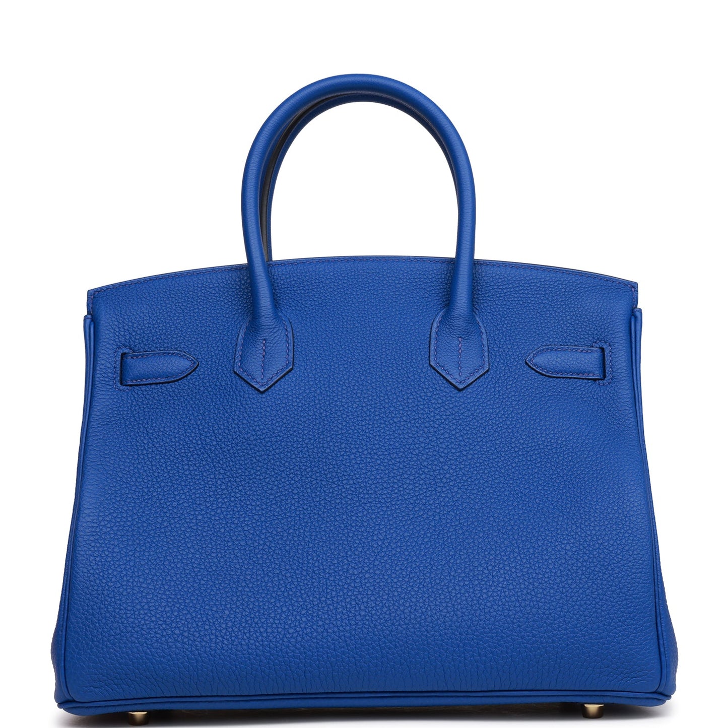 Luxury Hermes Birkin 30 Bleu Royal Togo Gold Hardware