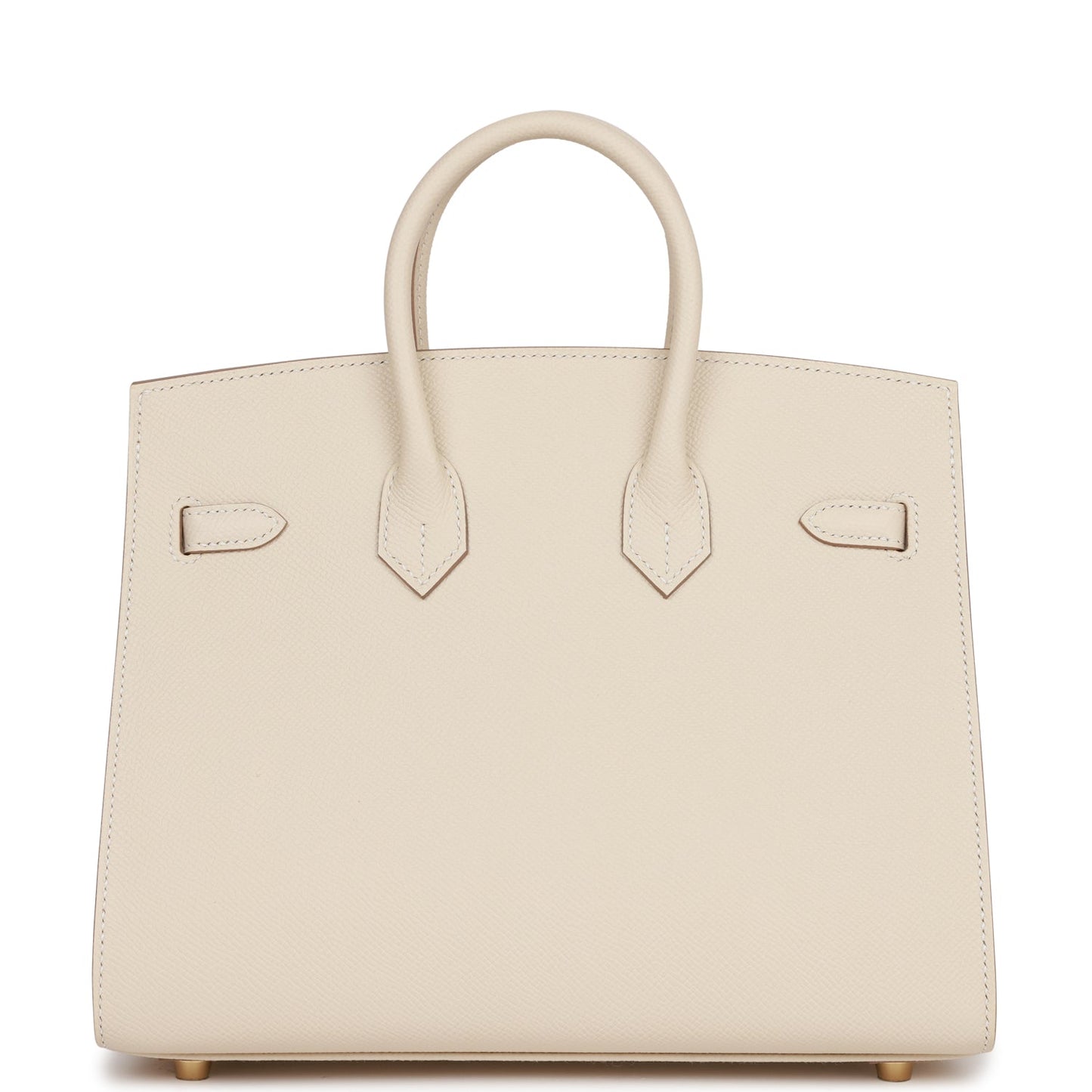 Luxury Hermes Birkin Sellier 25 Craie Epsom Gold Hardware