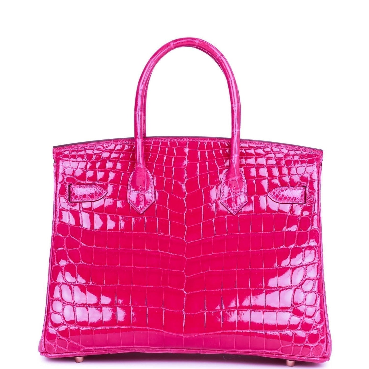 Hermes Special Order (HSS) Birkin 30 Rose Scheherazade Shiny Niloticus Crocodile Gold Hardware