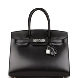 Hermes Birkin 30 Sellier Black Box Palladium Hardware