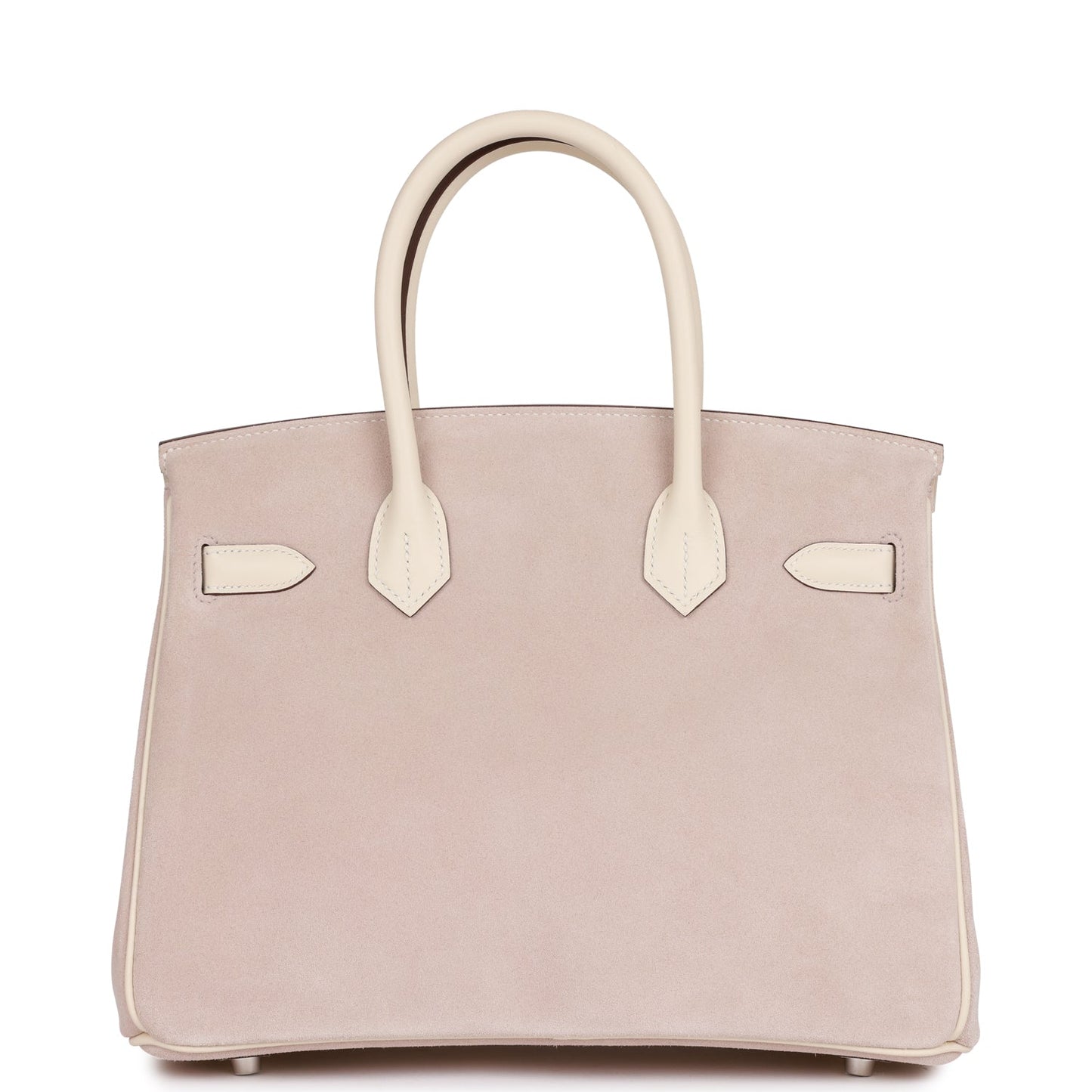 Luxury Hermes Birkin 30 Glycine Grizzly and Nata Swift Palladium Hardware