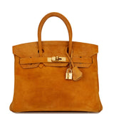 Hermes Birkin 30 Potiron Doblis Gold Hardware