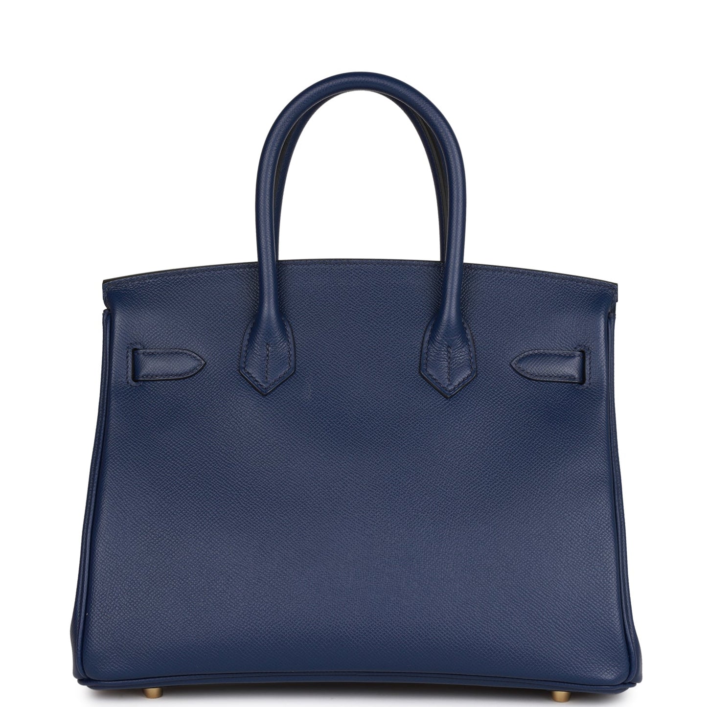 Luxury Hermes Birkin 30 Bleu Saphir Epsom Gold Hardware